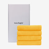 Essential - Hand Towel - 4pcs - Sunflower Yellow